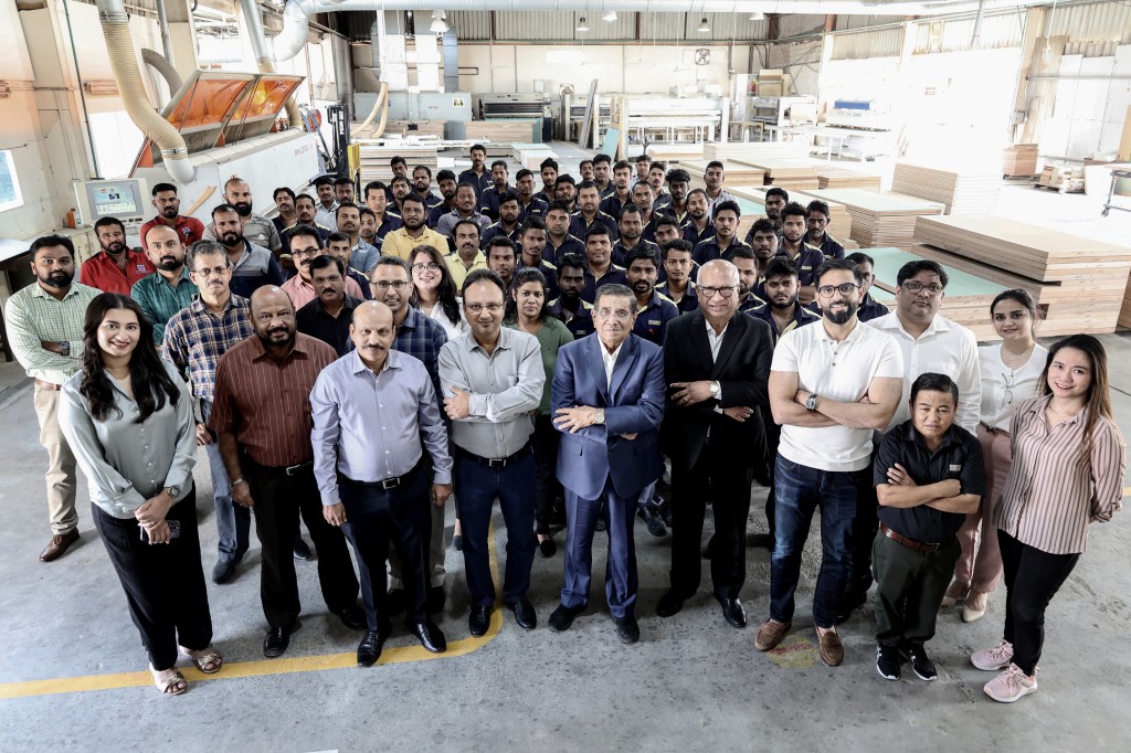 Ideal Fitouts team at the Dubai manufacturing facility